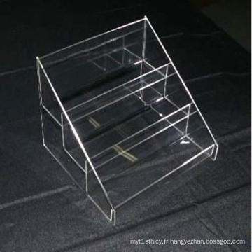 Clear Perspex Exhibition Display Shelf, Retail Stores Stands d&#39;affichage